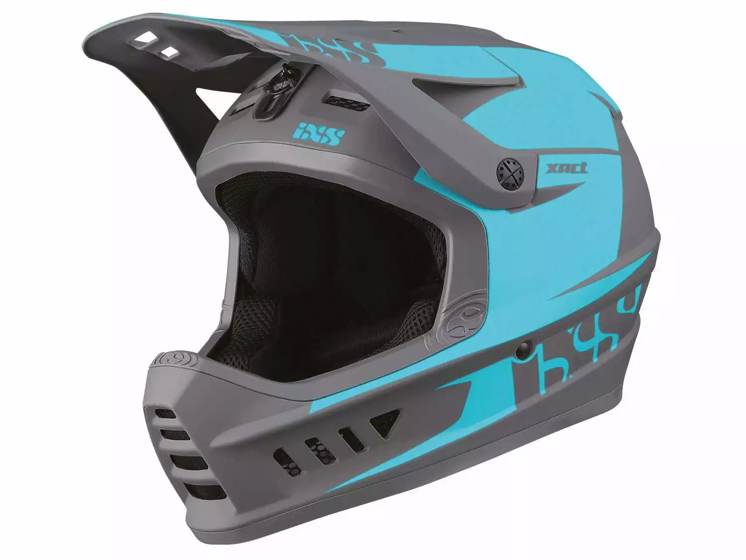 IXS XACT Evo Fullface-Helm - Lagoon / Graphite – Bild 6