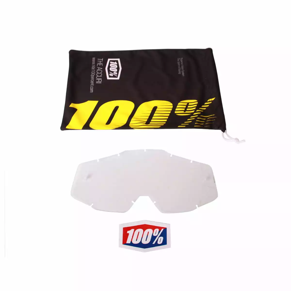 100% Accuri MX Goggles - Reflex Blue - Klar – Bild 2