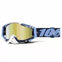 100% Racecraft Premium MX Goggles - TieDye Mirror Lens
