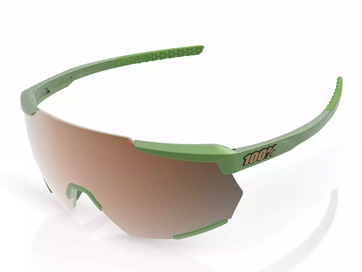 100% Racetrap - Mirror Lens - Matte Metallic Viperidae