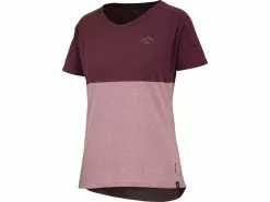 IXS Flow Women Mountain Tech Tee Short Sleeve - Taupe / Raisin