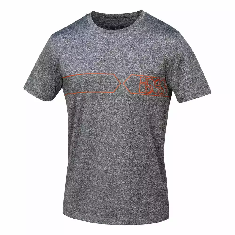 IXS Team T-Shirt Function - Grau-rot