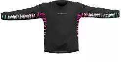LOOSE RIDERS Tech Men Jersey Longsleeve - Stealth Rainbow Zebra