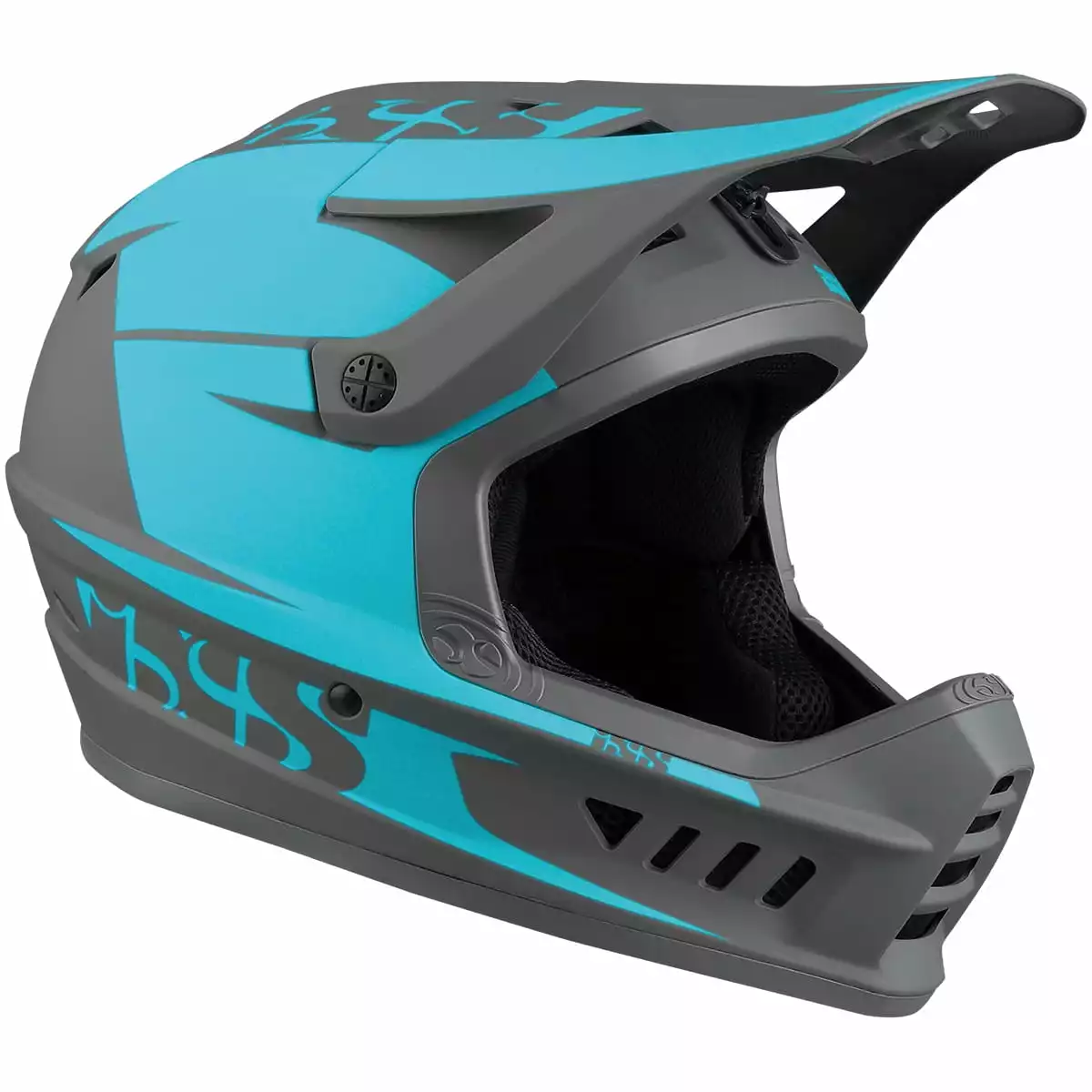 IXS XACT Evo Fullface-Helm - Lagoon / Graphite