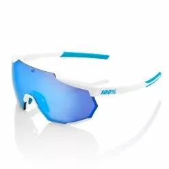 100% Racetrap 3.0 Movistar - HiPER Blue Multi Mirror Lens - Team White