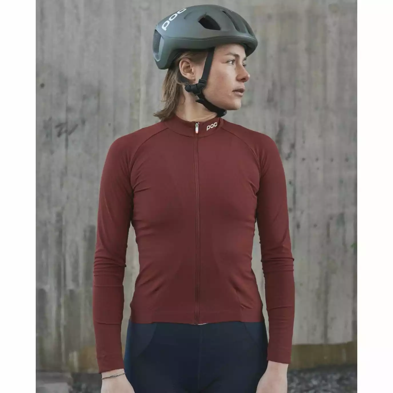 POC Women's Ambient Thermal Jersey - Garnet Red – Bild 3