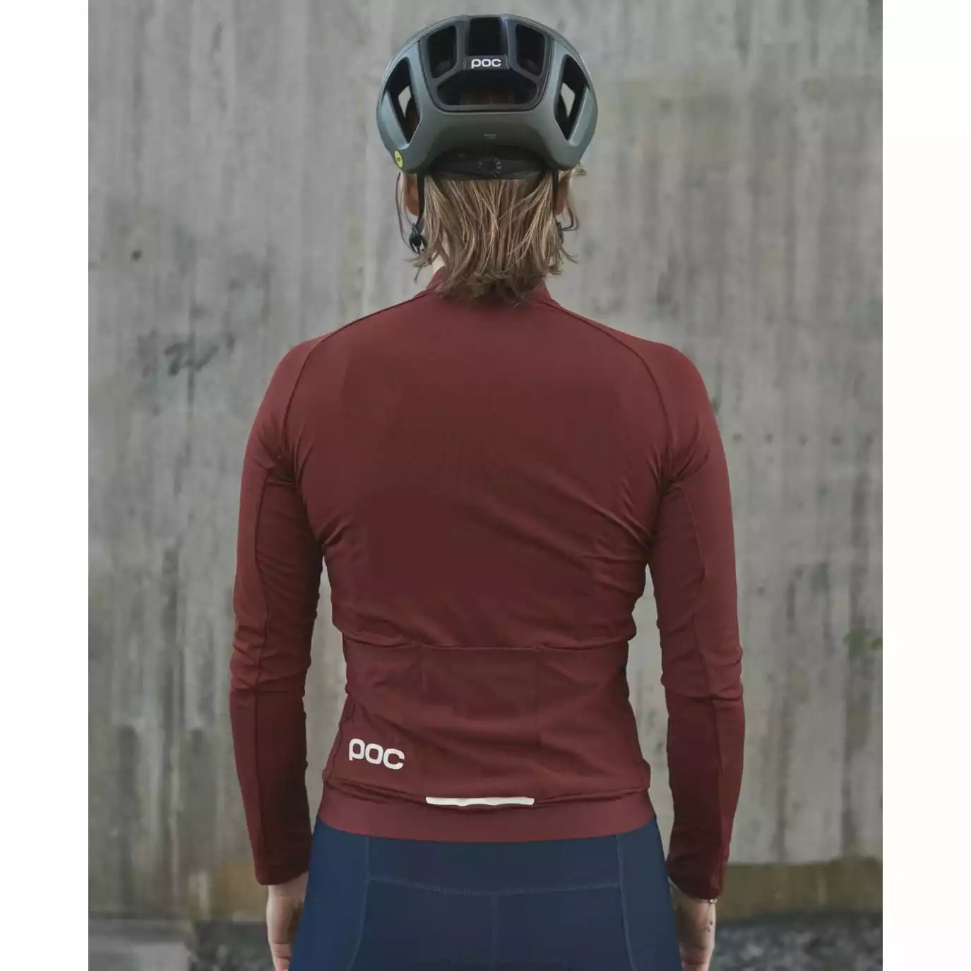 POC Women's Ambient Thermal Jersey - Garnet Red – Bild 4