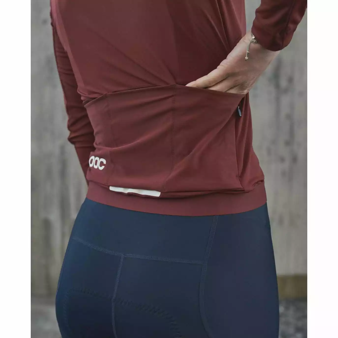 POC Women's Ambient Thermal Jersey - Garnet Red – Bild 5