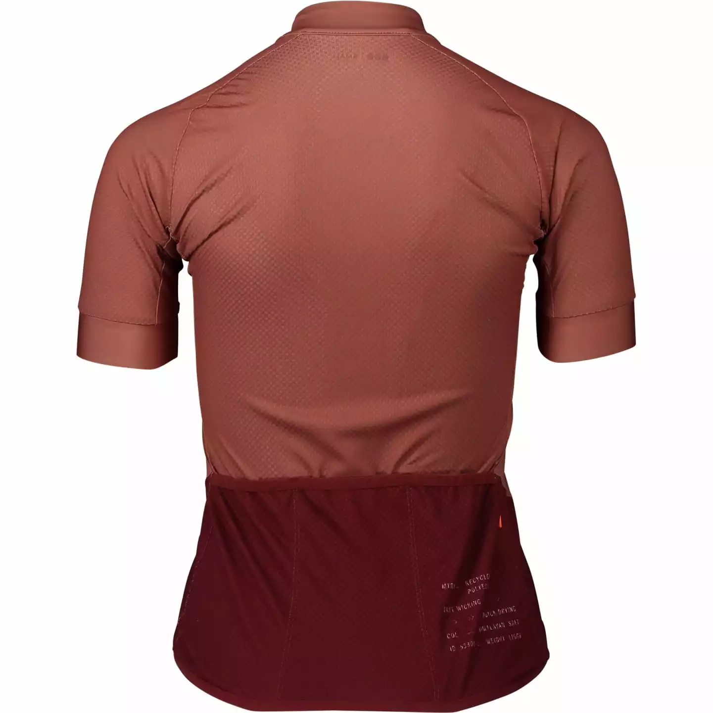 POC Women's Essential Road Logo Jersey - Himalayan Salt/Garnet Red – Bild 2