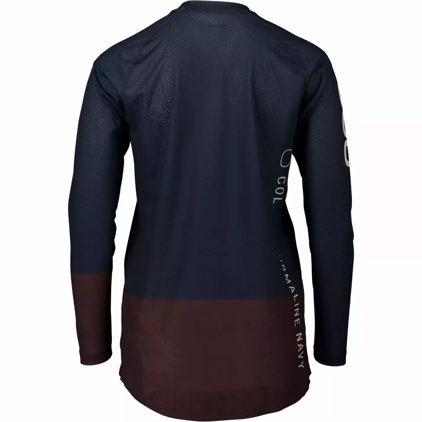 POC Women's MTB Pure LS Jersey - Turmaline Navy/Axinite Brown – Bild 2