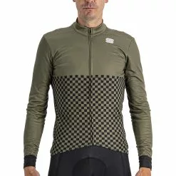 Sportful Checkmate Thermal Jersey - Beetle Black
