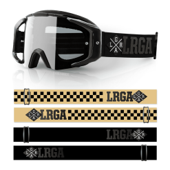 LOOSE RIDERS Goggle Race Tan - Schwarz/Beige