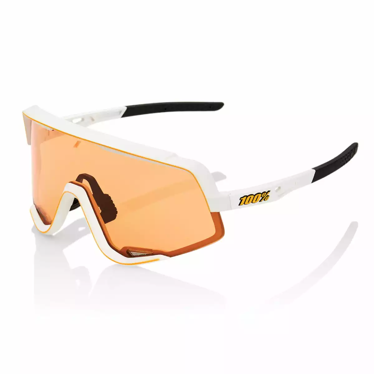 100% Glendale - Colored Lens - Matte White